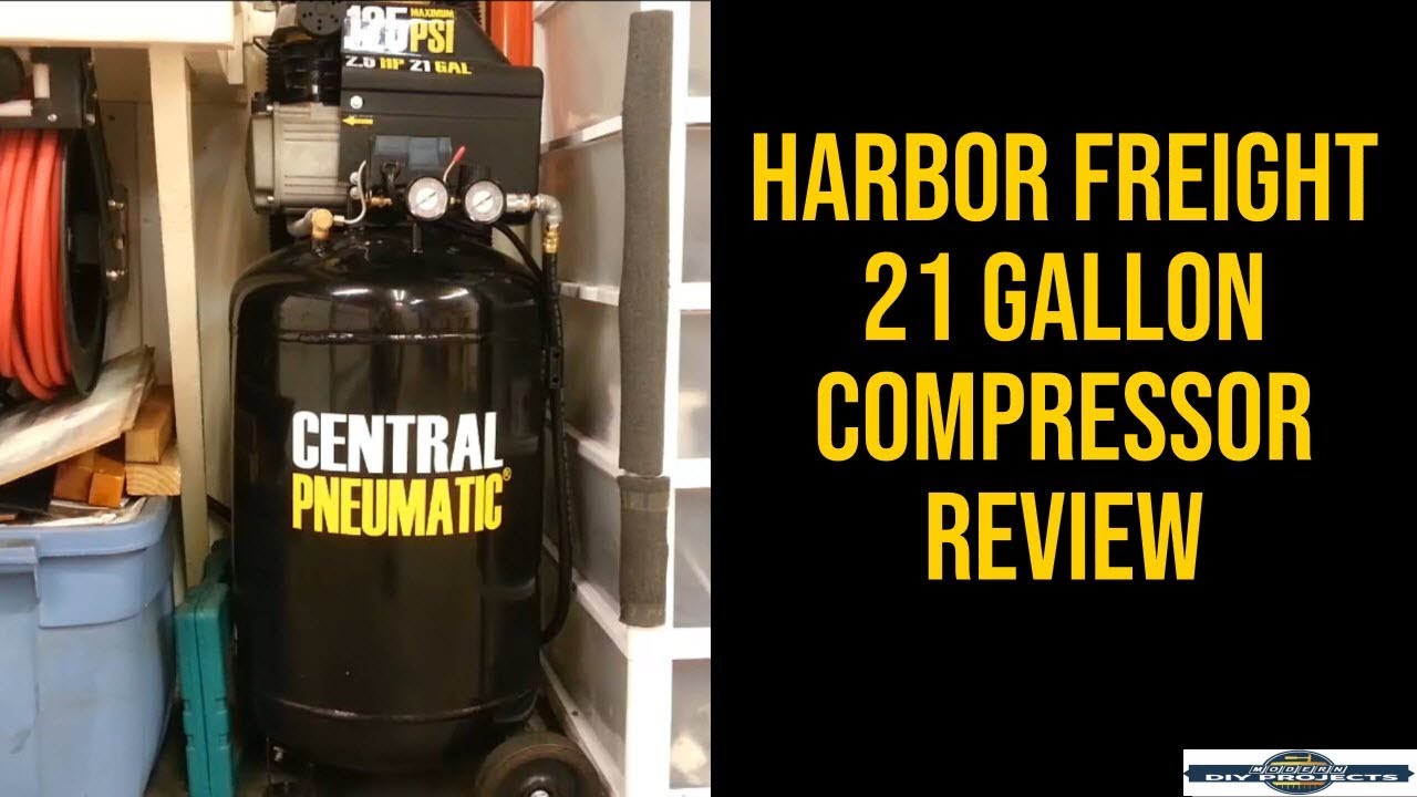 Harbor Freight 21 Gallon Air Compressor Review and Set up / Long Term Review