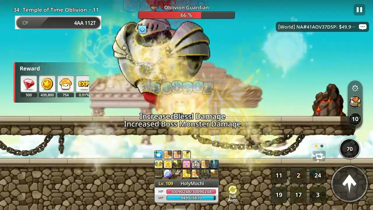 34-11 Chapter Breakthrough | lvl 109 Bishop [Maplestory: Idle RPG]