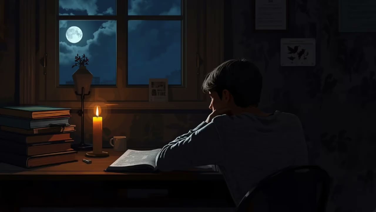 Midnight Study Session 🌙 1 Hour Late Night Focus Music | Dark Academia Ambience