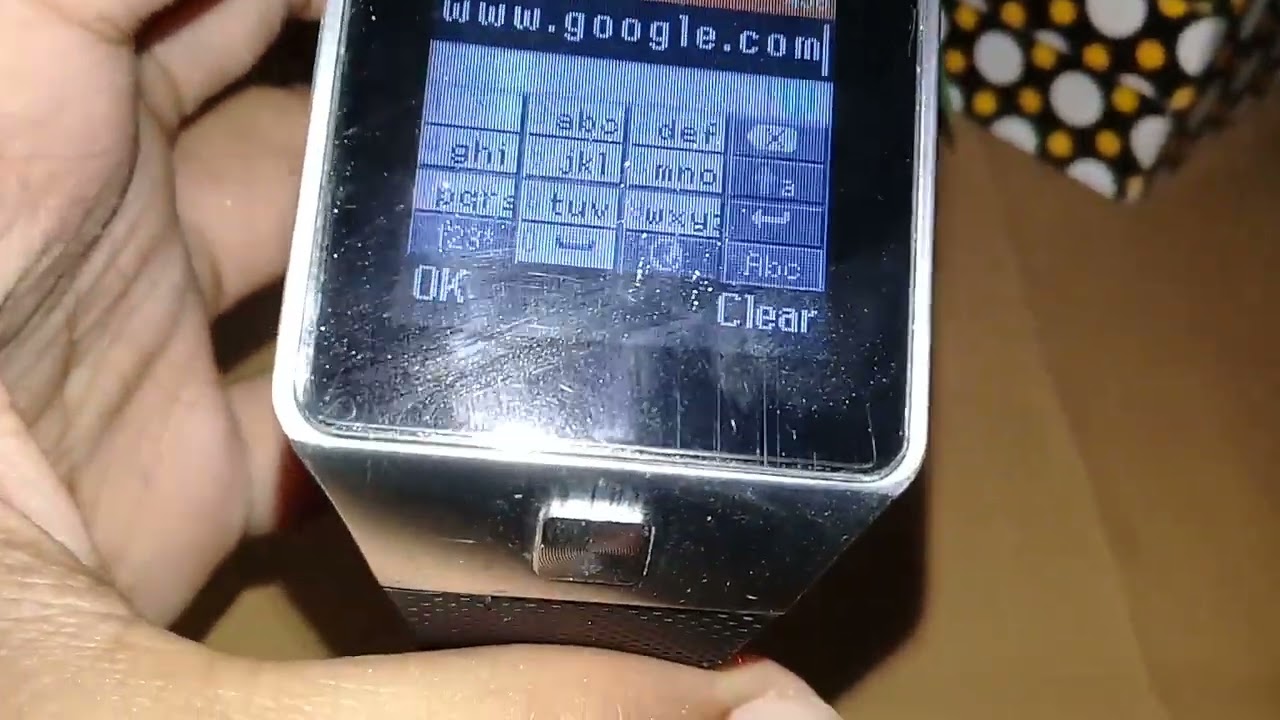 how to go internet in W007 smart watch