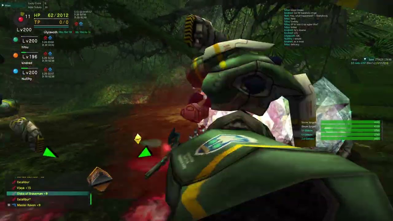 [PSOBB Ephinea] Sweep-up Operation #7 (SU7) 5:10.934 [4P]