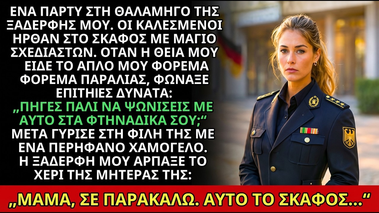 Γέλασε με τα φτηνά ρούχα μου στο γιοτ — ώσπου ο ξάδελφός μου είπε «Μαμά…»