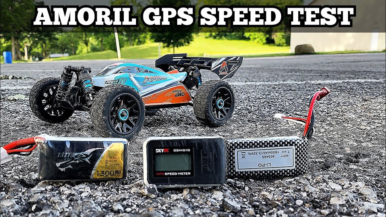 Тест скорости GPS-багги Amoril 1/14 2&3s