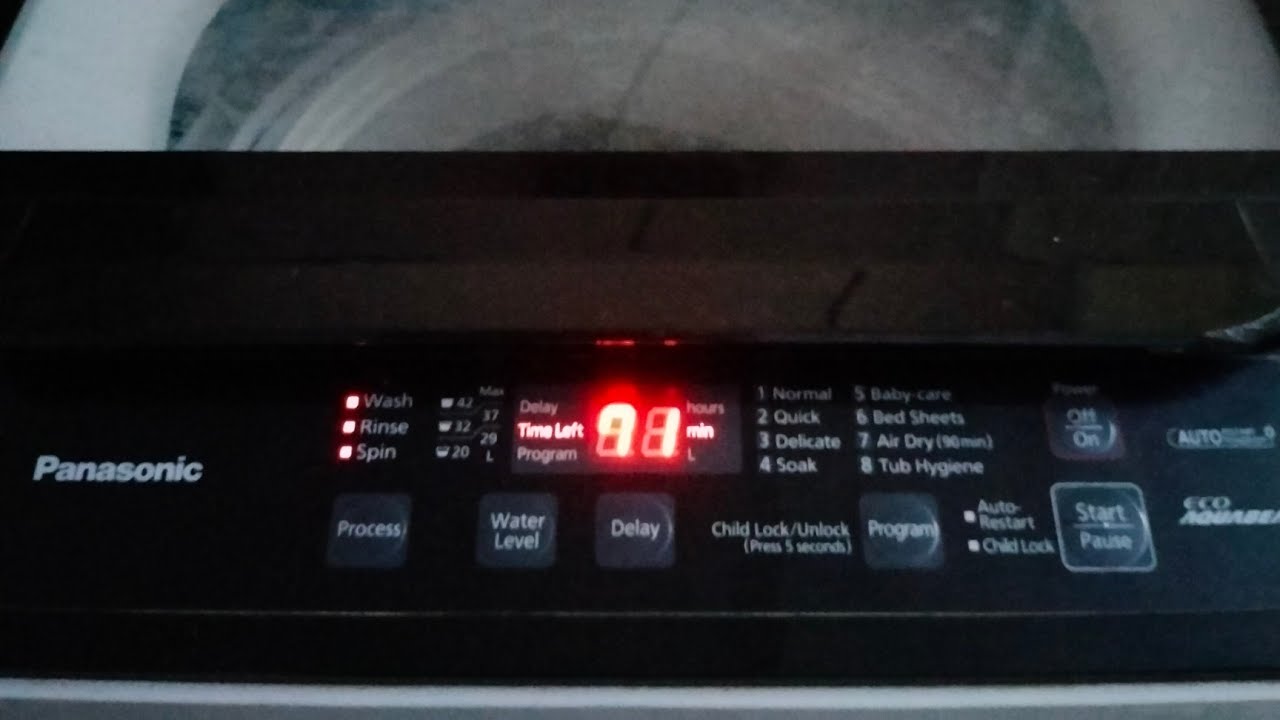 Panasonic semi automatic machine, washing machine,how to operate washing machine, Panasonic
