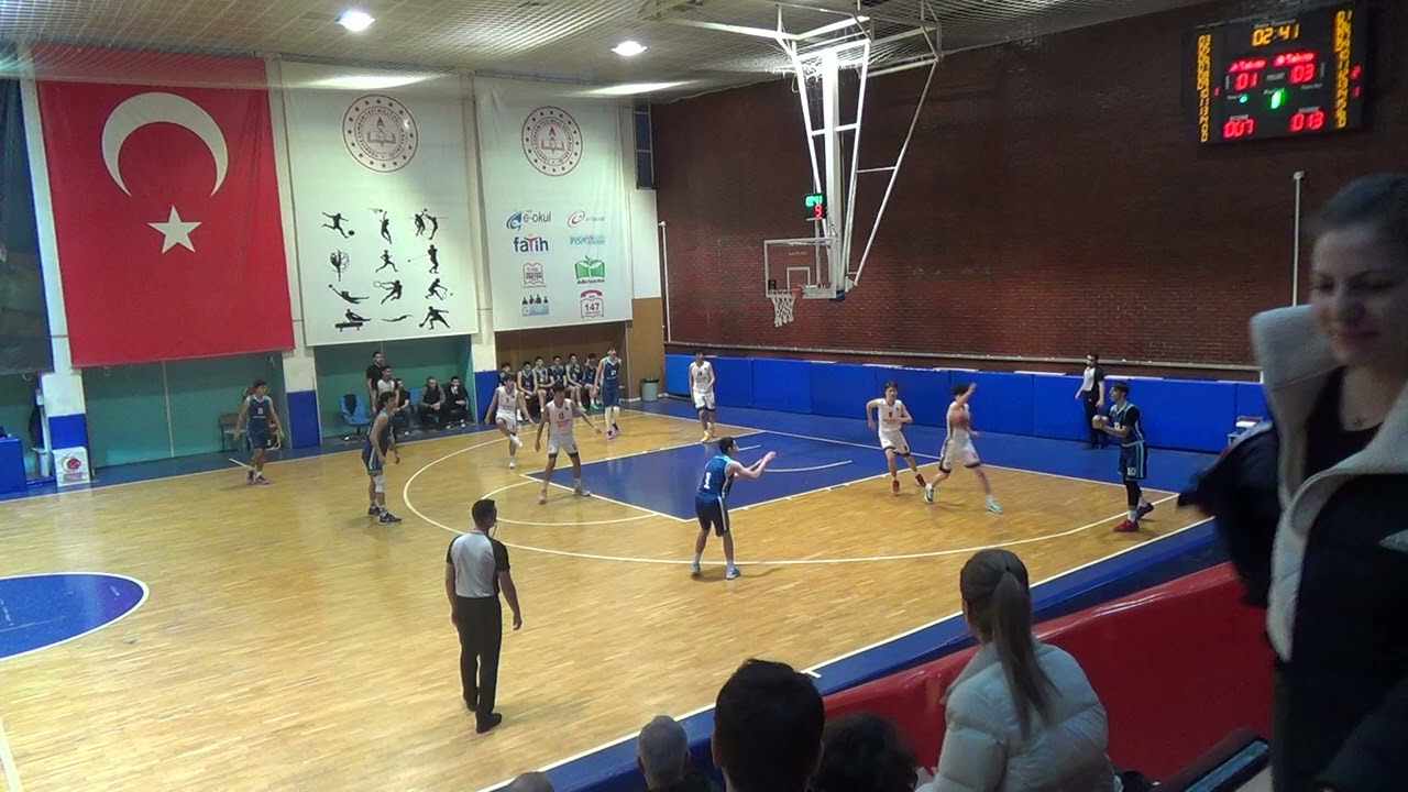BAHÇEŞEHİR KOLEJİ-TÜRK TELEKOM U-16 BASKETBOL KARŞILAŞMASI, PLAF OFF MÜCADELESİ, 21.01.2024