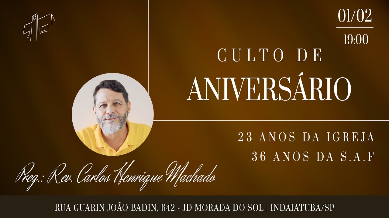 Reconhecendo os nossos presentes (Ef 4.1-16) | Rev. Carlos H. Machado | Culto de aniversário