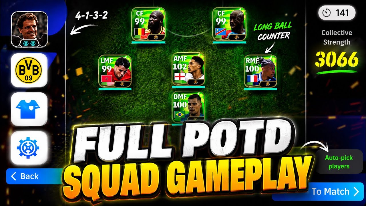 Full squad of POTD players gameplay