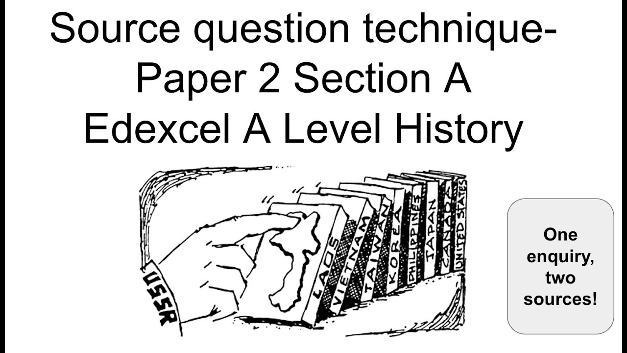 Методика источника - Edexcel A Level History Paper 2 Section A