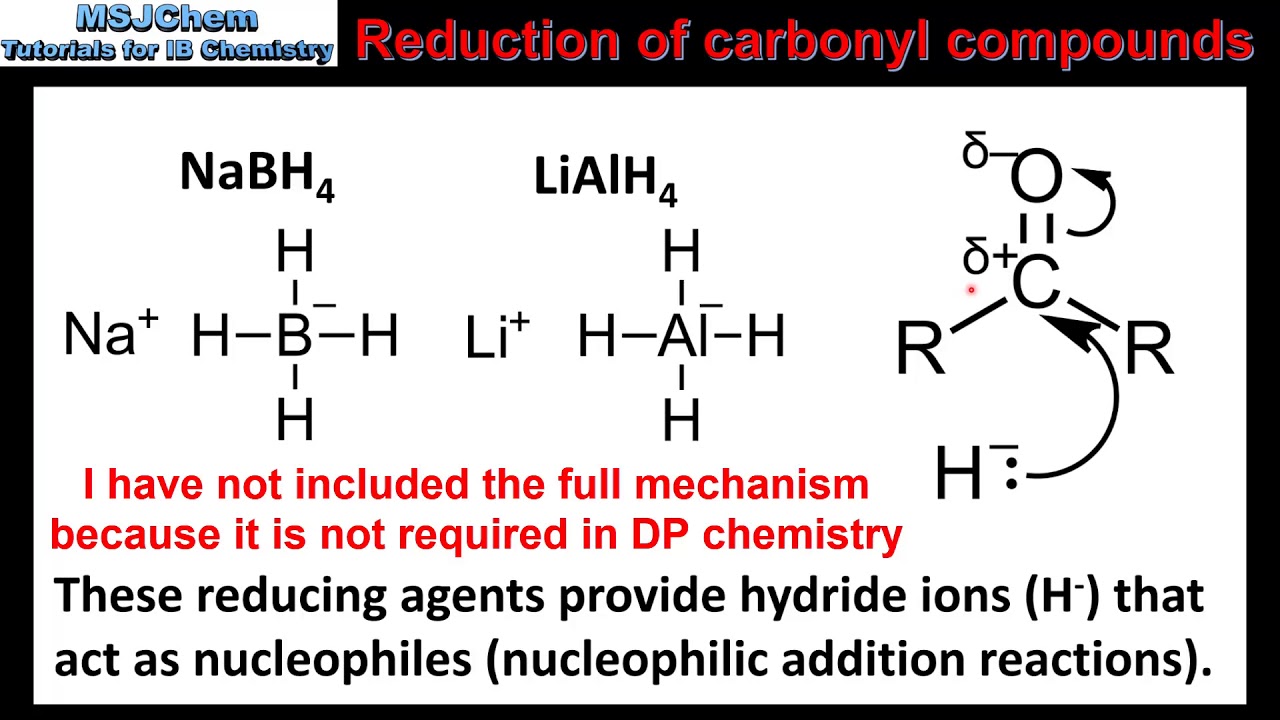 R3.2.10 Reduction of carbonyl compounds