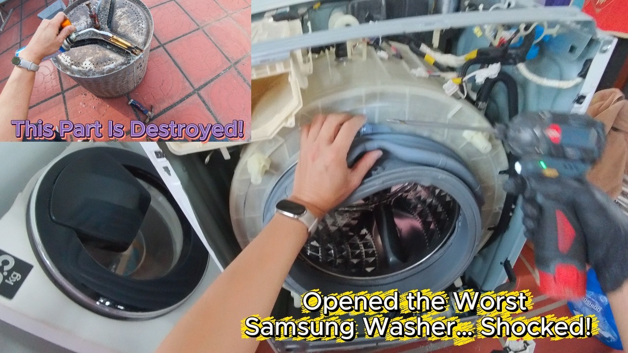 Fix Loud Noise in Samsung Washer! Spider Arm Replacement Step by Step”