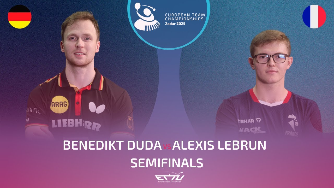 BENEDIKT DUDA (GER) vs ALEXIS LEBRUN (FRA) | European Championships - Semifinals | Highlights