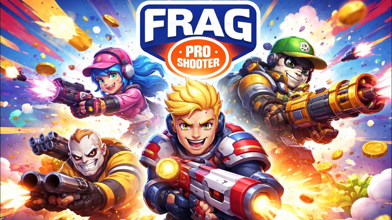 CRAZY 1v5 Clutch in FRAG Pro Shooter 😱🔥 #fragproshooter #gaming#mrbeast#viral 