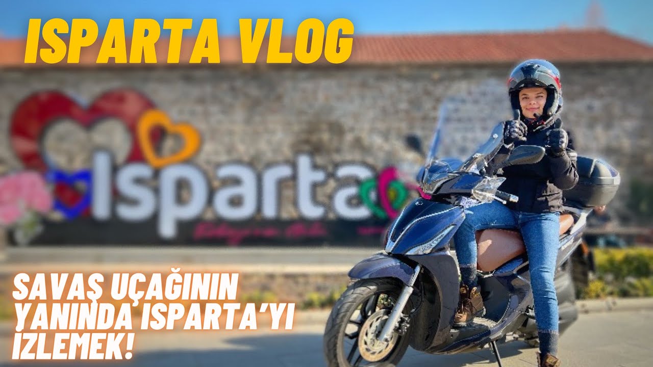 Isparta'da 1 Günde Neler Yaptık ? | Ne Yenir, Nereye Gidilir ? | Isparta MotoVlog