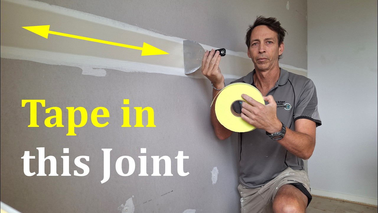 How to Tape a Plasterboard Joint for Beginners