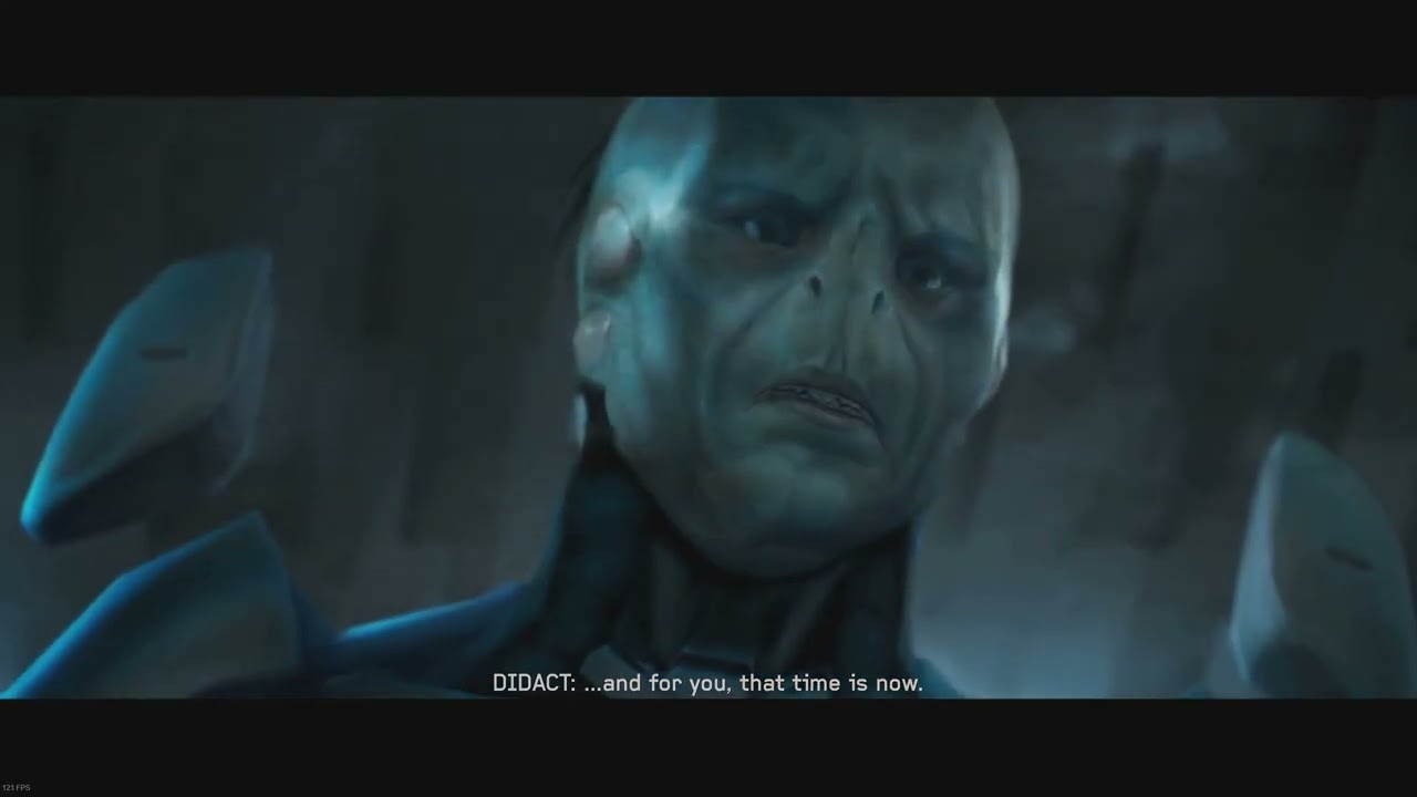 Halo 4:  The Didact Kills The Lord Of Admirals And Learns Of The Flood Third Terminal Cutscene