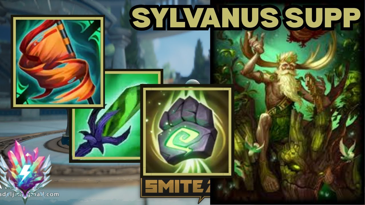 SYLVANUS JUST CAME OUT!! - Sylvanus Deity Support Smite 2 Gameplay