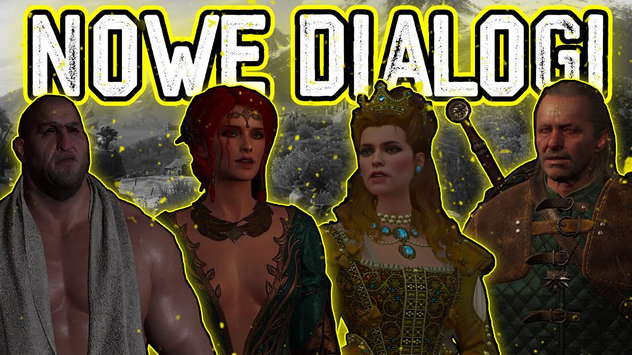 NOWE DIALOGI DODANE DO WIEDŹMINA 3 ! VESEMIR, DIJKSTRA, YENNEFER, TRIS, TALAR! AKTUALIZACJA NEXT-GEN