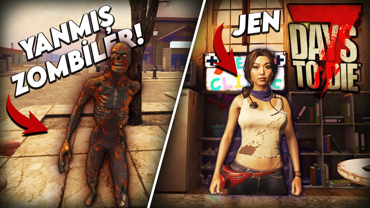 Yanmış Ormanın Zehirli Havası ve Zombileri ile Mücadele! | 7 Days to Die #2