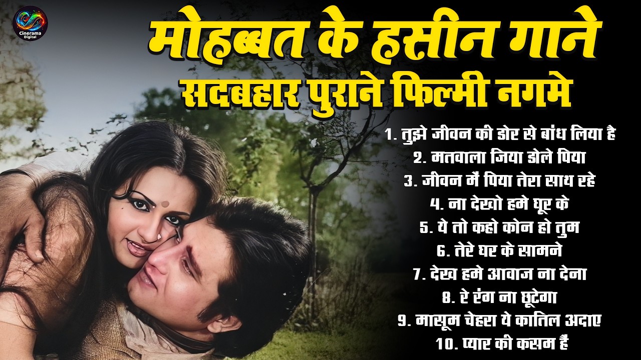 मोहब्बत के हसीन गाने | सदाबहार पुराने फिल्मी नगमे | Old Is Gold | तुझे जीवन की डोर से बांध लिया है