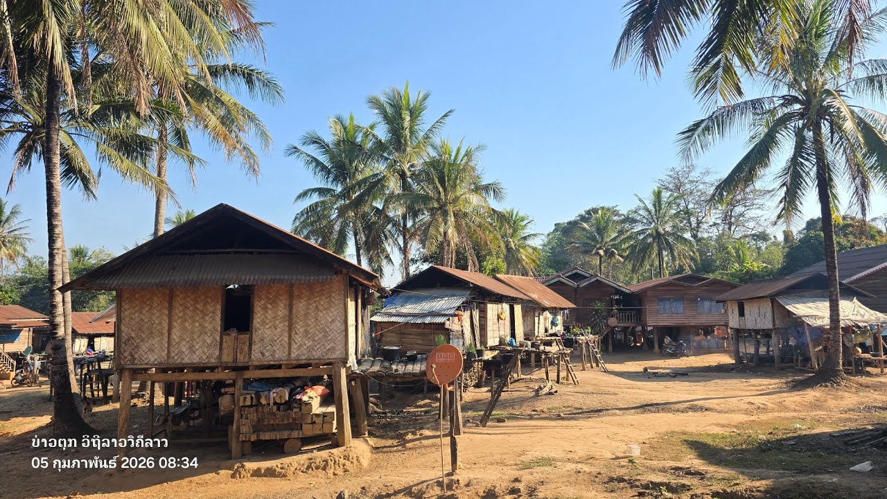เที่ยวชมวิถีชีวิตหมู่บ้านท่าเท เมืองนอง แขวงสะหวันนะเขต