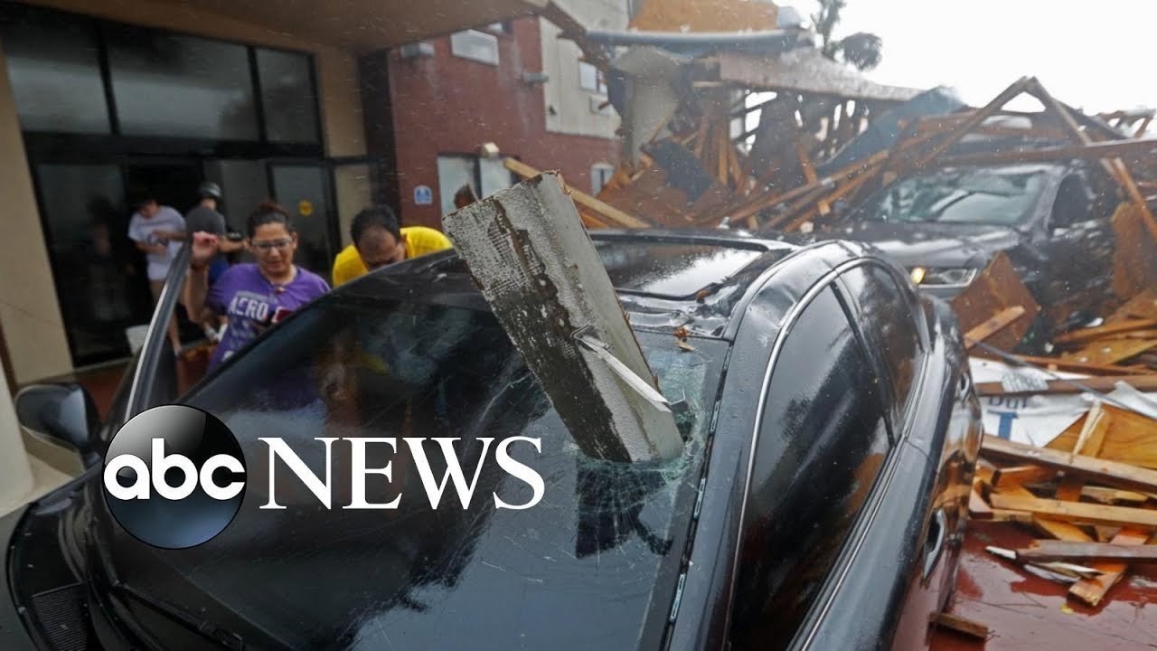 Hurricane Michael rips roofs off buildings as it strikes Florida