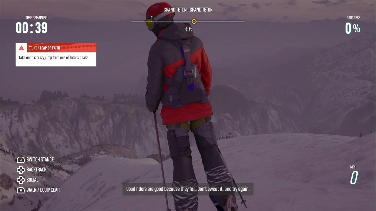 I tried to do a stunt