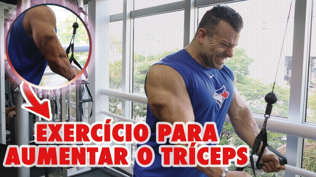 Como treinar Tríceps - Dica de Exercício para aumentar o Tríceps