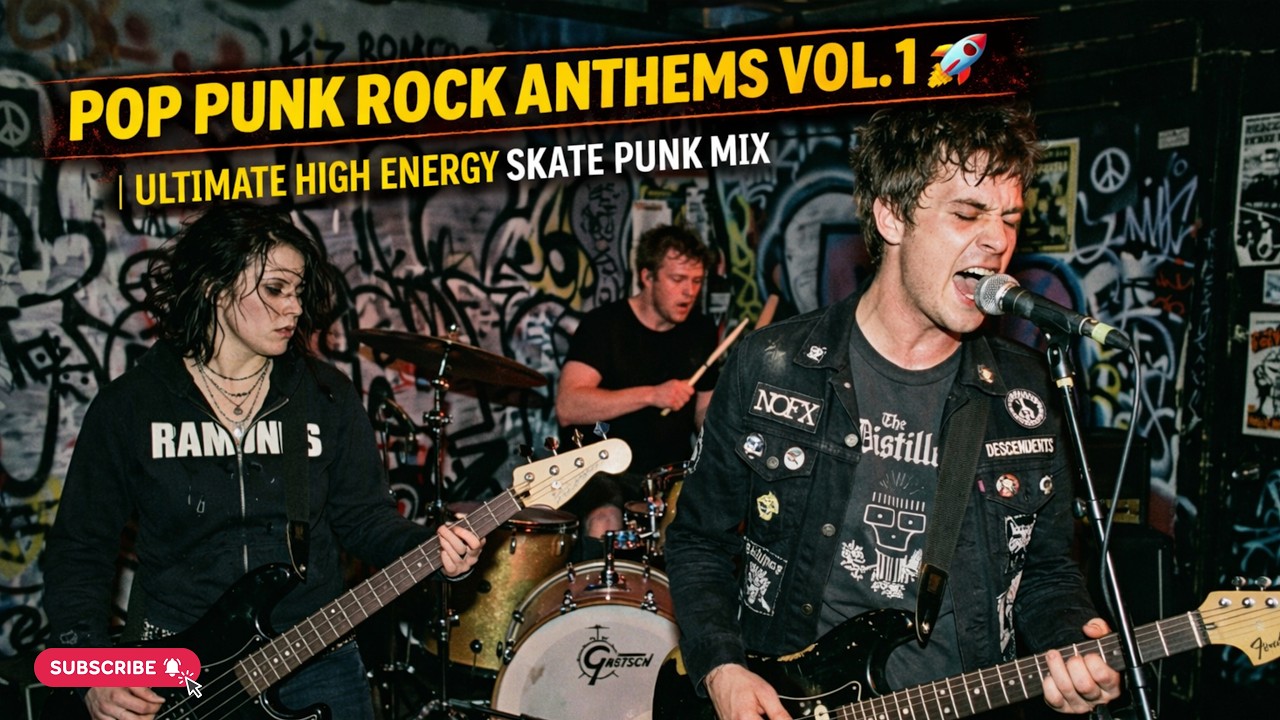 Pop Punk Rock Anthems Vol.1 | Ultimate High Energy Skate Punk Mix
