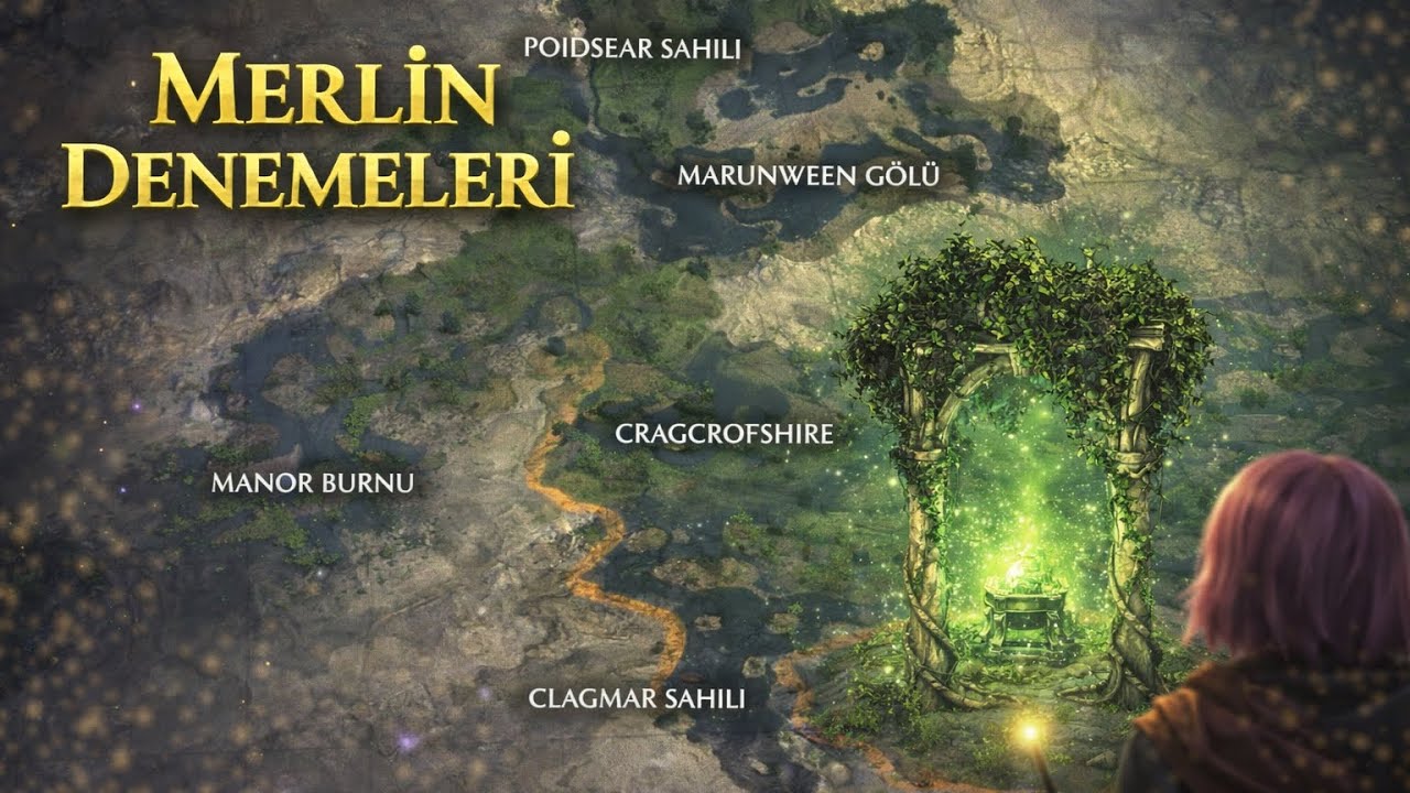 Merlin Denemeleri Rehberi 3  | Poidsear – Marunweem Gölü – Manor Burnu – Cragcroftshire – Clagmar