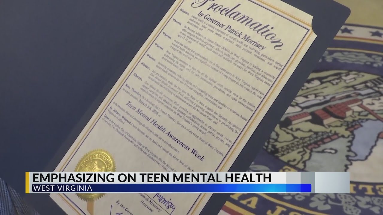 West Virginia kicks off inaugural Teen Mental Health Week