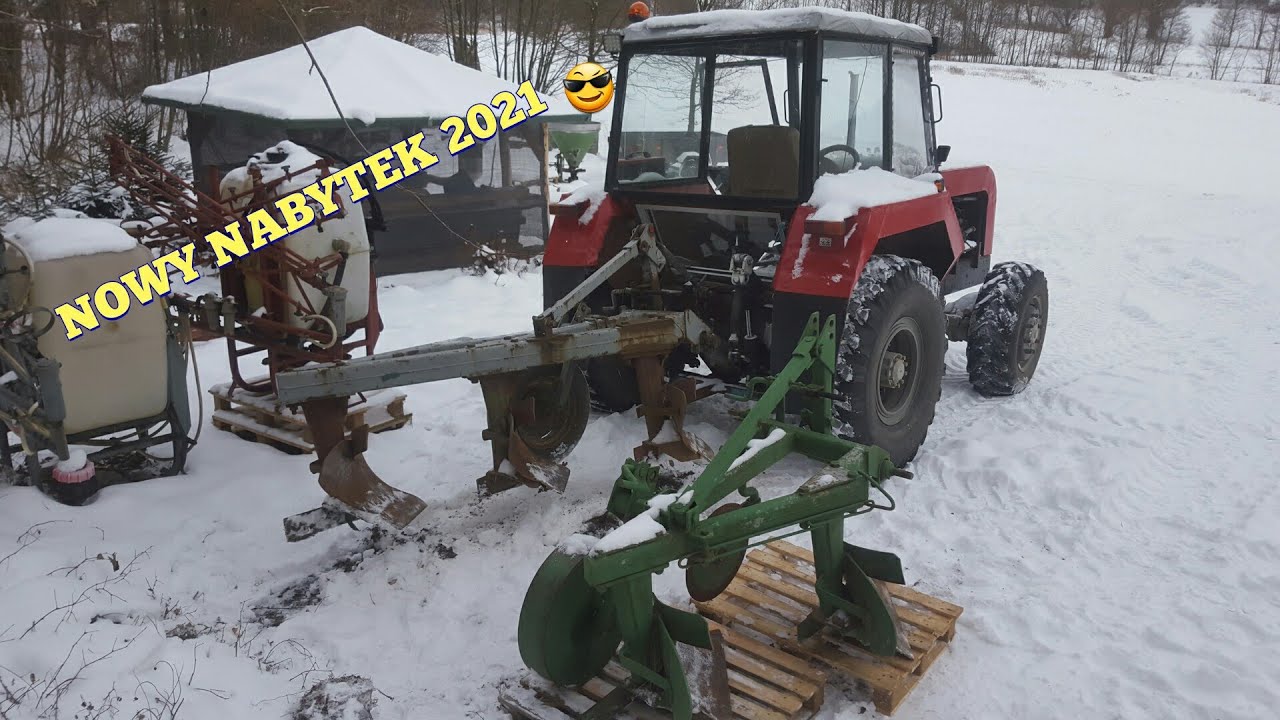 Nowy nabytek 2021🙊pług 3 skibowy do ciągnika sam 4x4 1,9tdi 90km