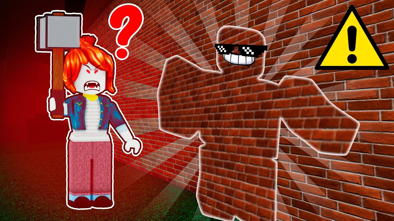 Троллинг команды с помощью камуфляжа!!! (Roblox Flee the facility)