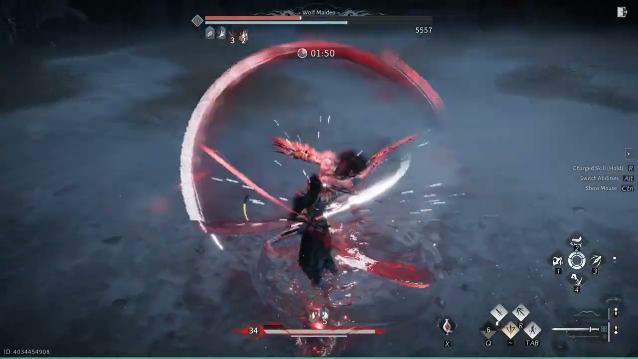 Where Winds Meet - Wolf Maiden [No Hit][Abyss Trial]