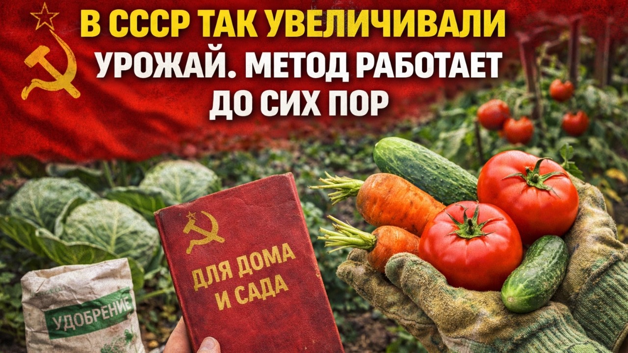 Старый дачный способ из СССР — урожай стал больше