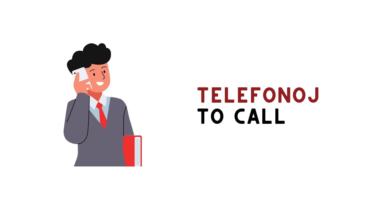 Изучите албанский глагол «Telefonoj» | Настоящее и будущее время + примеры предложений