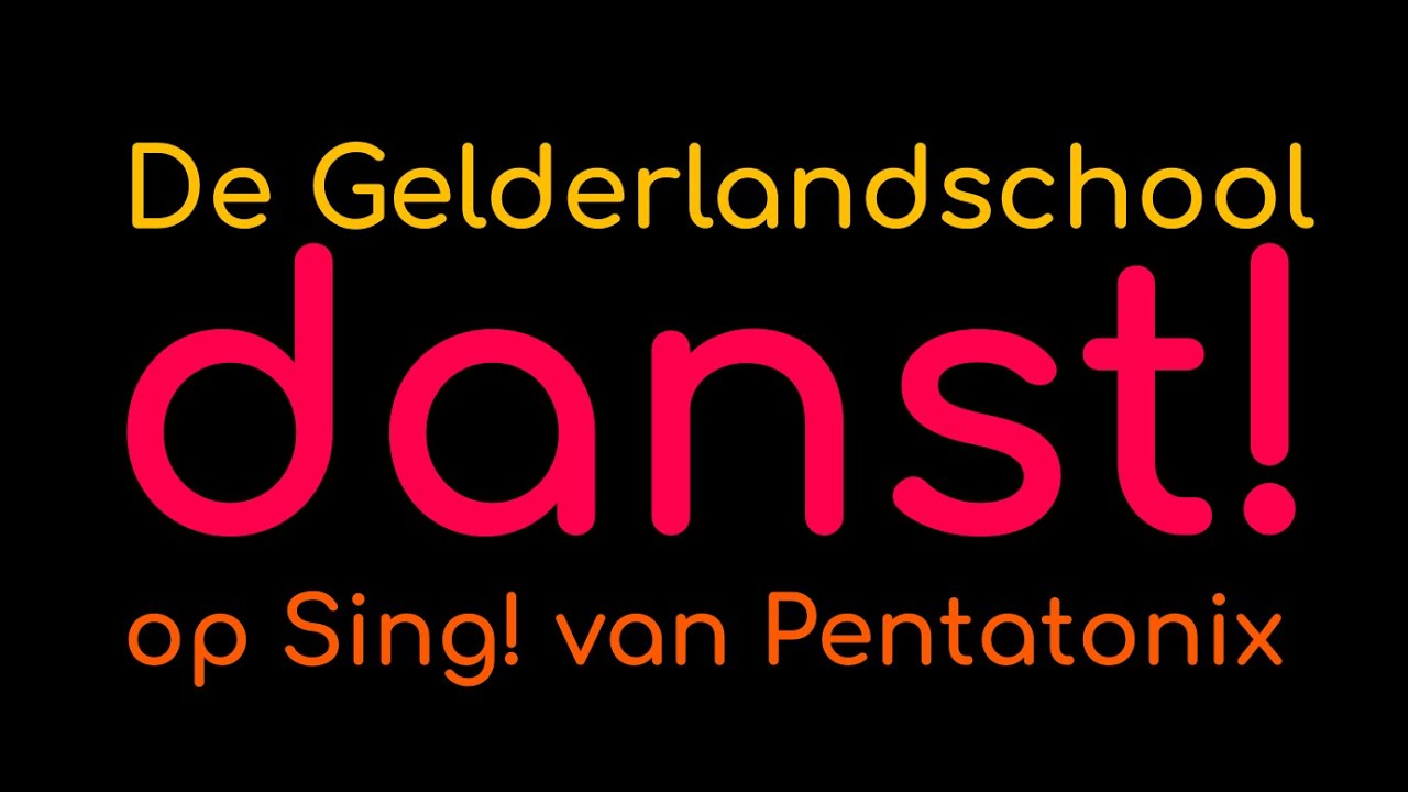 De Gelderlandschool danst! Sing 2
