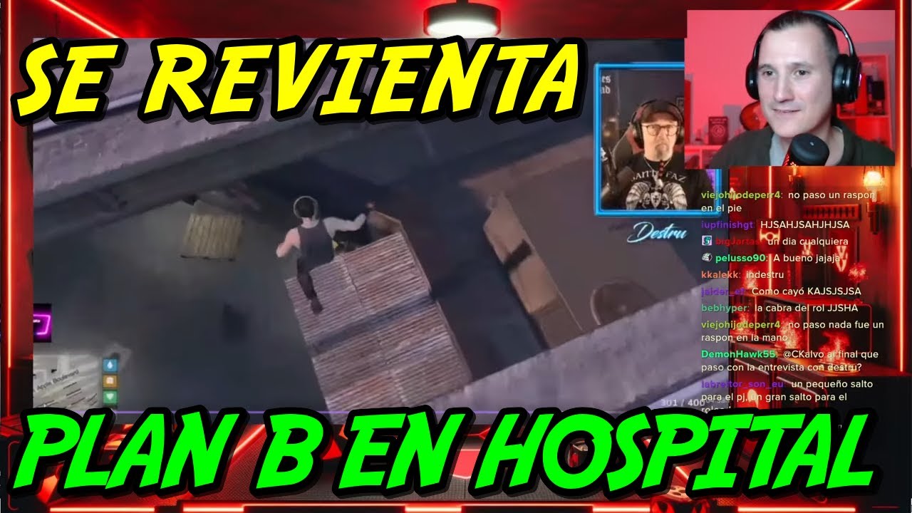 DESTRU SE REVIENTA en la huida y usa EL PLAN B en SpainRP  - Comentando roleplay GTA V