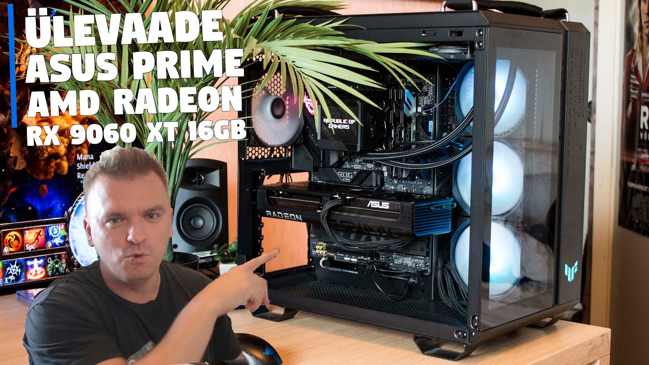 Sain käpad peale ASUS PRIME AMD Radeon RX 9060 XT 16GB-le!