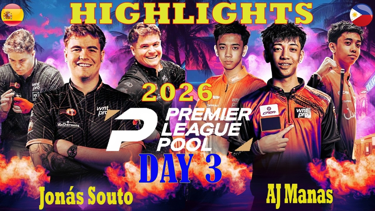 Jonás Souto - AJ Manas🔥 HIGHLIGHTS | 2026 Premier League Pool
