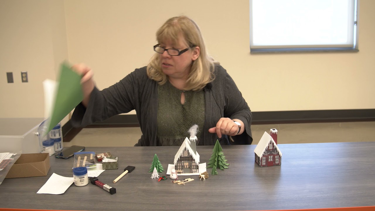 Take n' Make at the Library: Putz House