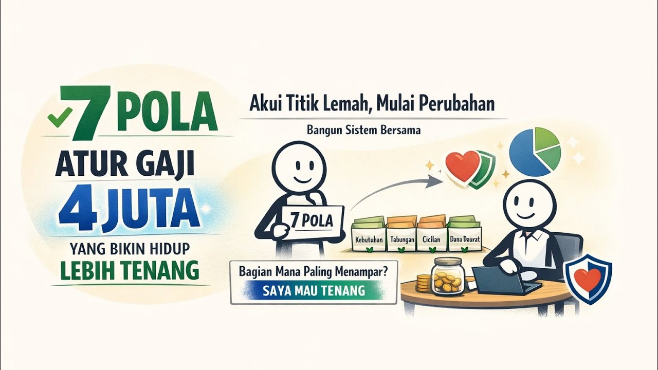 Gaji Pas-pasan, Hati Tetap Tenang: Cara Atur 4 Juta untuk Keluarga
