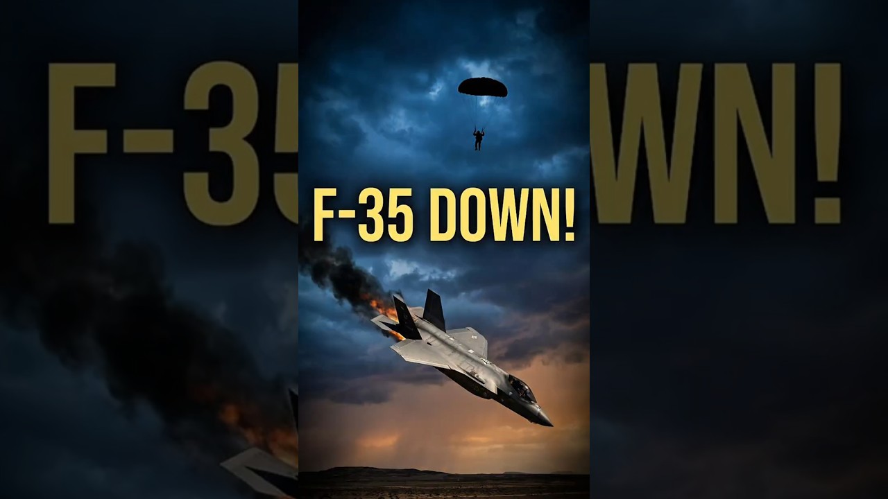 US F-35 Crashed in Iran! 😱 Pilot Trapped? 🚨