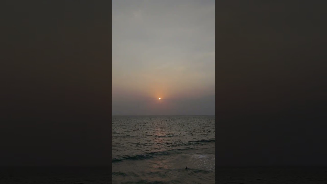 Sunsets in Goa. #beach #travel #goa #youtubeshorts #sunset #photography #dronephotography #djineo