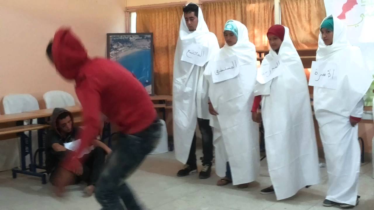 لوحة صامتة حول التشرد من إبداع تلامذة النهضة