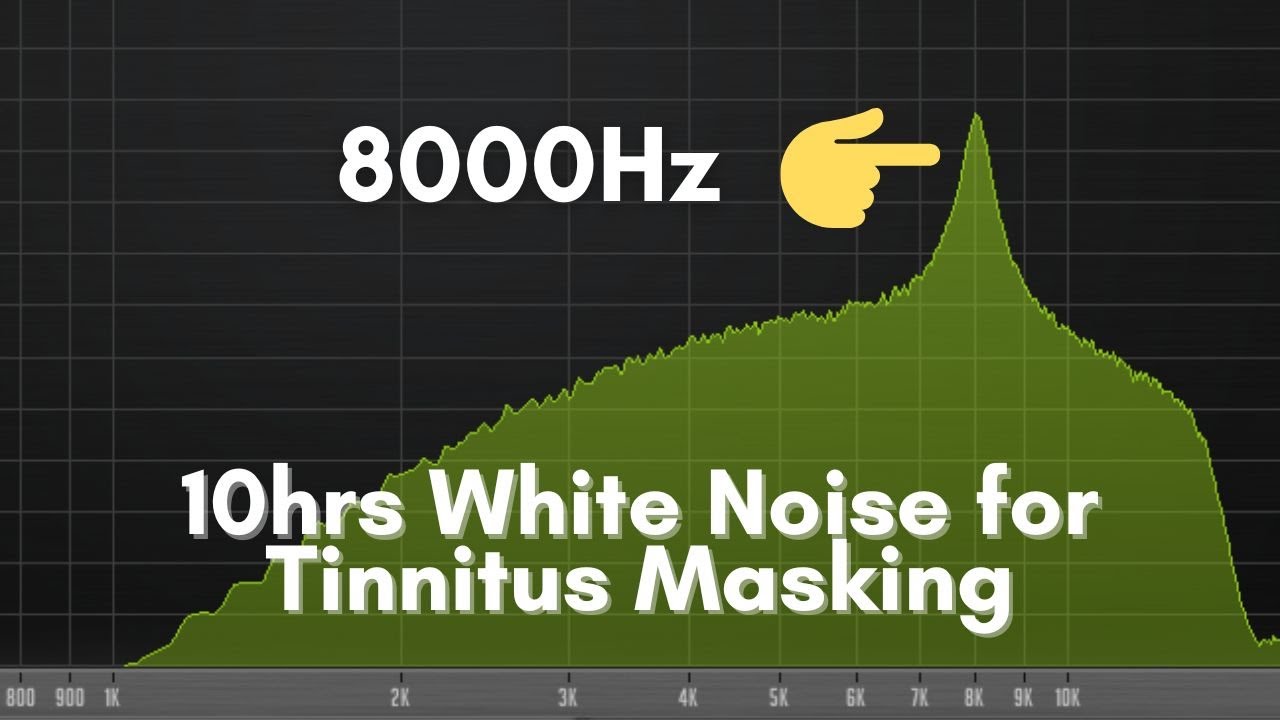 8000 hz Tinnitus White Noise Masker | 10hrs