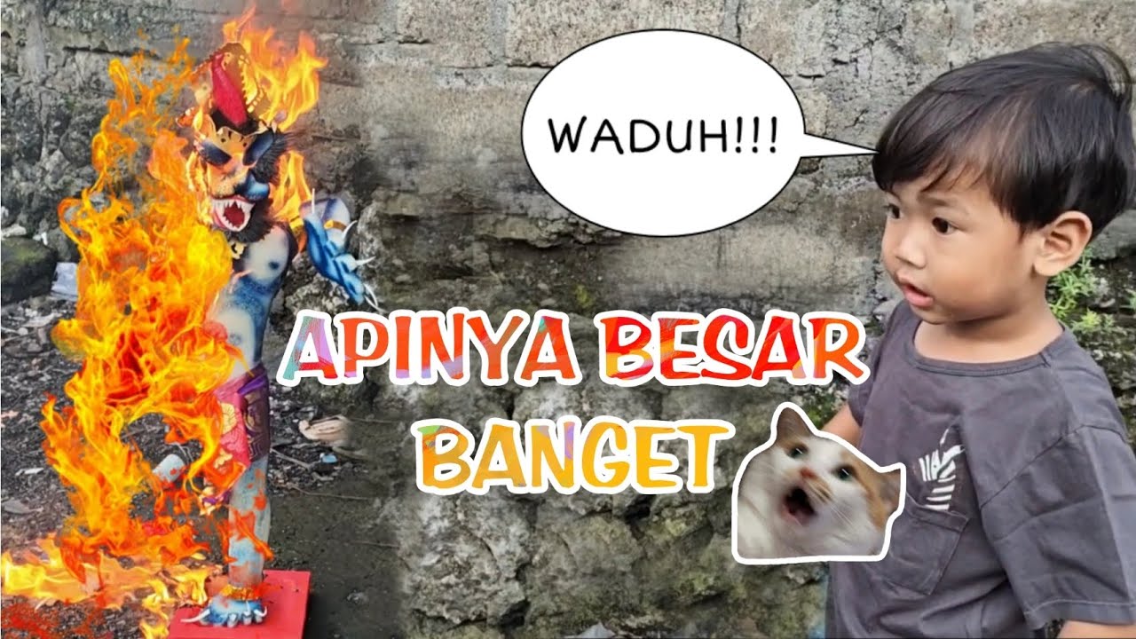 Bocil bakar ogoh ogoh lagi 