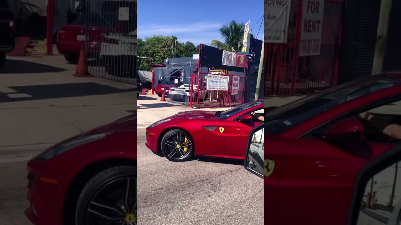 Loud V12 Ferrari FF acceleration