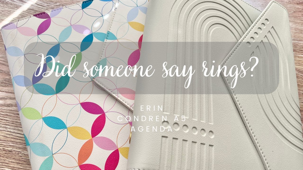 Did Someone Say Rings? | Erin Condren A5 Ring Agenda
