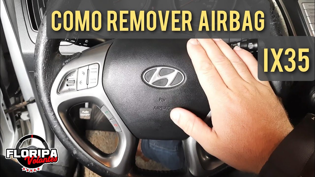 Como remover tirar sacar bolsa do airbag ix35 Hyundai