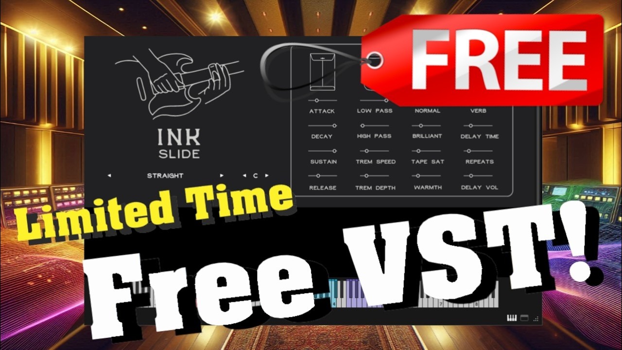 【Limited Time Free!】Amazing! $60&rarr;$0! GREAT Slide Guitar Library! Ink Slide by Ink Audio